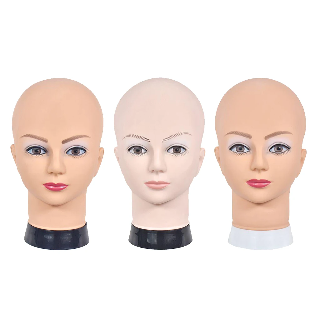 Female Mannequin Head Model Wig Glasses Hat Display Stand 21”