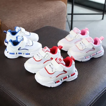 

spring Kids Shoes Anti-slip Soft Rubber Bottom Baby Sneaker Casual Flat Sneakers Shoes Children size Kid Girls Boys Sports Shoes
