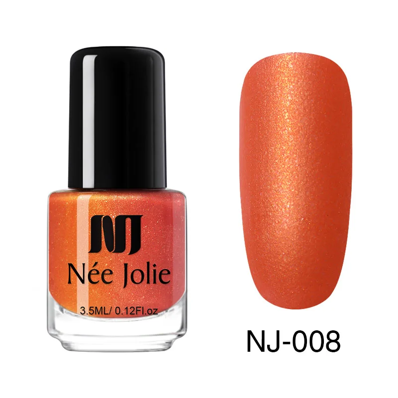 3.5ml Matte 08 Лак для ногтей NEE JOLIE, кофейный, серый, красный, серия Nail Varnich, чистый цвет, лак для ногтей, лак, украшение, 3,5 мл - Цвет: 3.5ml Matte 08