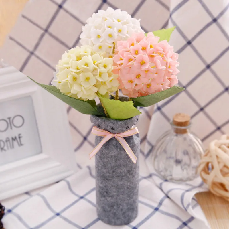 

Non-finished Felt Flowers Lover's Special Gift Handmade Craft Felt Supplies Wedding&Home Decor Appliques Felt Ornaments Flowers