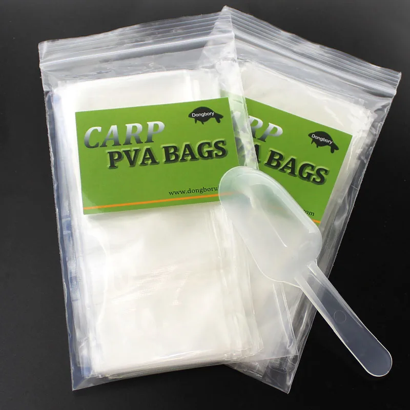 40PCS Carp Fishing PVA Bags Slow Dissolving Environmental Fishing