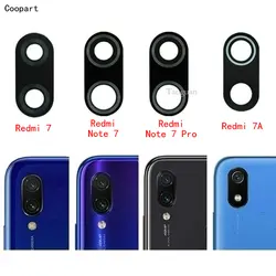 2pcs/lot Coopart New Back Rear Camera lens glass for Xiaomi Redmi 7 7A 8 8A Redmi Note 6 7 Pro with Sticker