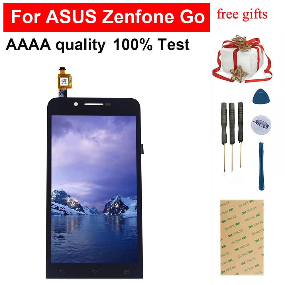 Для ASUS Zenfone Go ZC500TG Z00VD сенсорный экран дигитайзер сенсорная панель стекло +