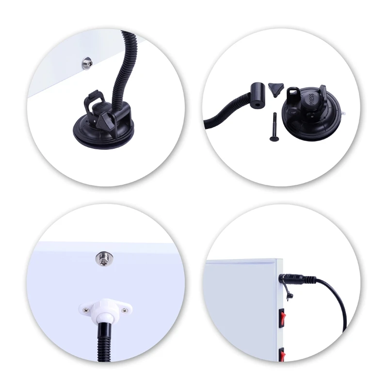  LED Lamp Reflector Board Dent Repair Tools LED Light Reflection Board with Adjustable Holder Hand T