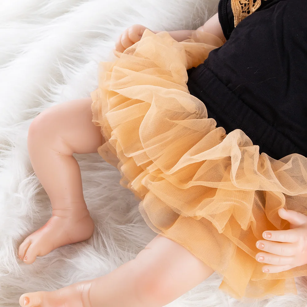 День рождения Reborn Baby Doll Силиконовые Куклы 22 дюймов Принцесса Спящая кукла «подсолуха» для детей, игрушки Bonecas День защиты детей Difts
