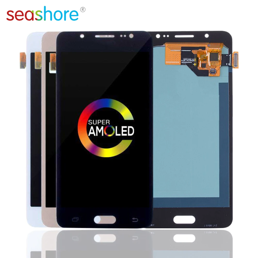 ЖК-дисплей 5 2 дюйма AMOLED для SAMSUNG Galaxy J5 2016 J510 сенсорный экран с цифровым