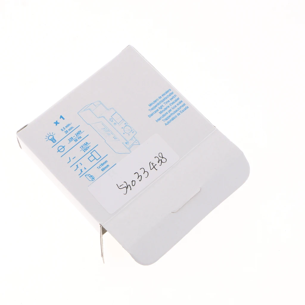 Durable 16A AC 220-240V 50/60HZ DIN Rail Staircase Electronic Relay Switch Time Timer For Corridor