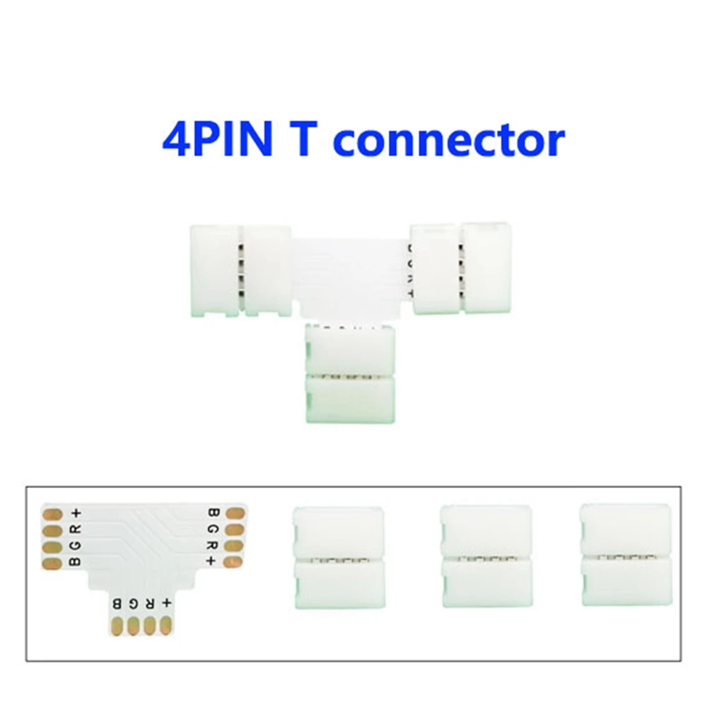 ตัวเลือกสินค้า ตัวเชื่อมต่อ LED Strip Light คุณภาพสูง 5 ชิ้น พร้อมบัดกรีฟรี