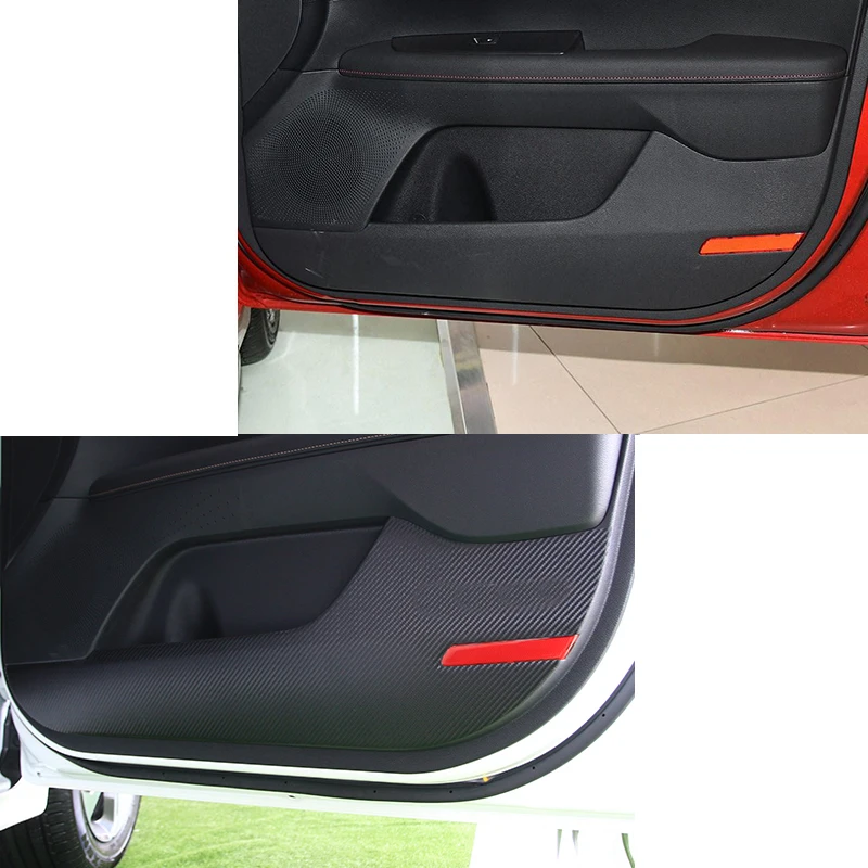 Lsrtw2017 Автомобильный Дверной анти-кик коврик для хранения для Kia K3 Kia Cerato салонные молдинги аксессуары