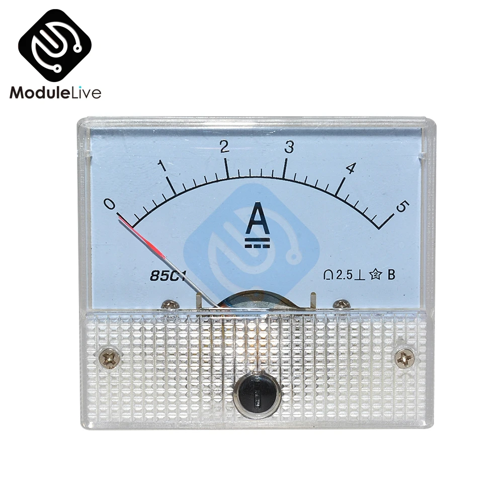 

Analog Panel AMP Meter Voltmeter Gauge 85C1 GB 5A