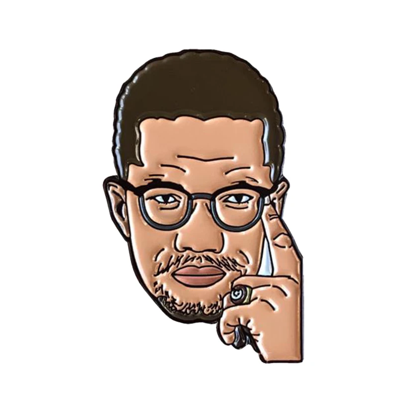 Malcolm X отворот Pin | Украшения и аксессуары