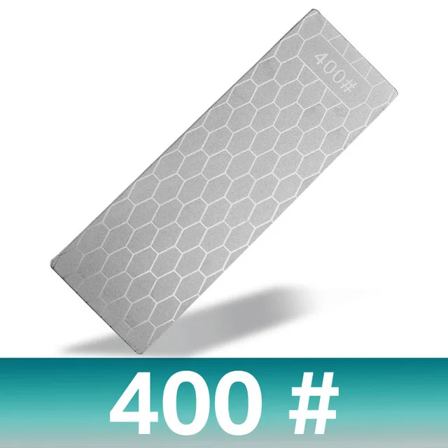 Алмазный точильный камень 400#600#1000# точилка ультра-тонкая ячеистая поверхность точильный камень точильный набор - Цвет: 400