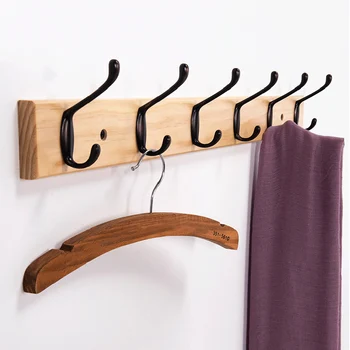 

9 Pcs Heavy Duty Coat Wall Hooks Retro Hanger Double Pole for Hat with 20 Screws OCT998