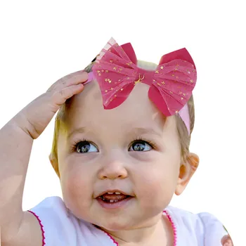 

10Pcs Cute Bow Baby Headband for Girl Nylon Head Bands Turban Newborn Headbands Hairbands for Kids Baby Hair Accessories