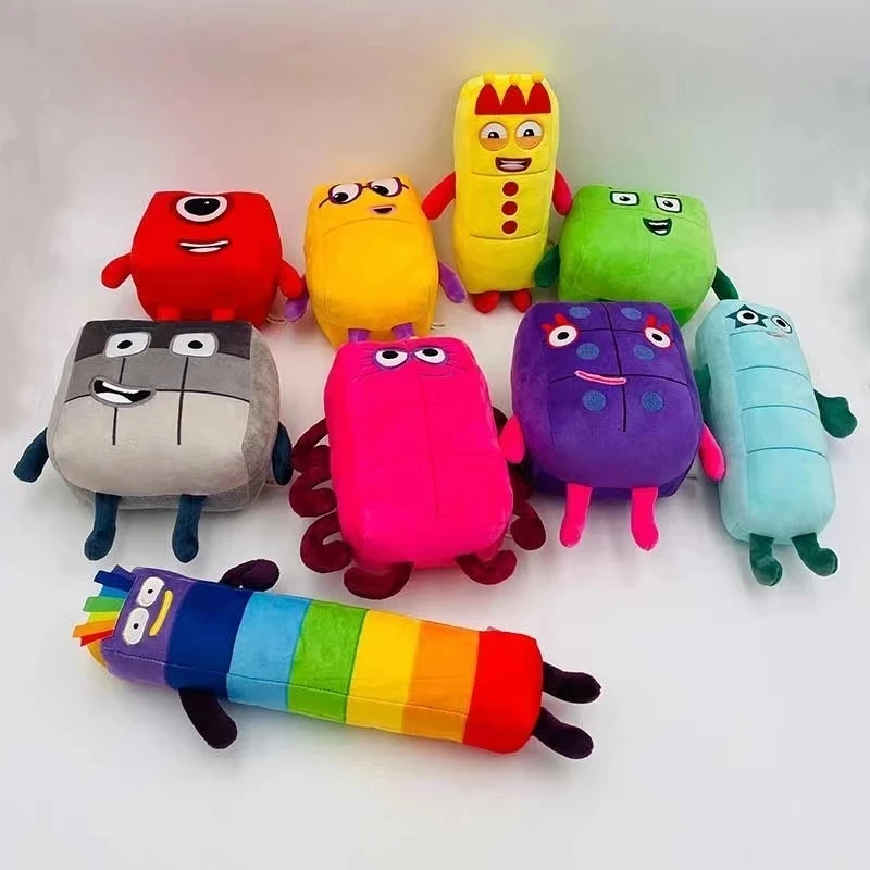 Плюшевая кукла образовательные игрушки с цифрами детские подарок для детей