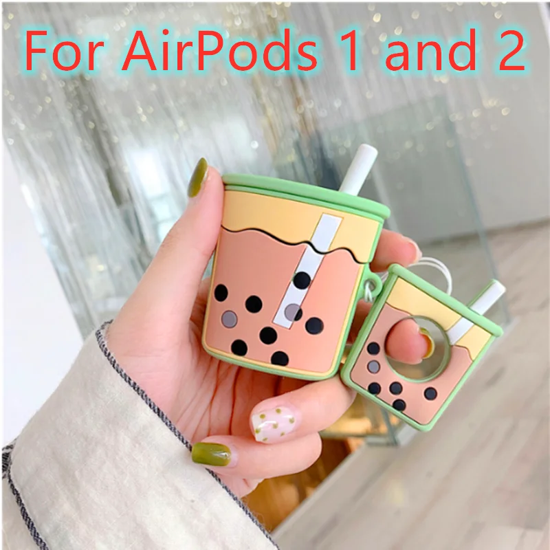3D милый чехол для наушников для Apple AirPods 1 2 3 Pro, силиконовый чехол Airpods3, защитный чехол, аксессуары - Цвет: For AirPods 1 and 2