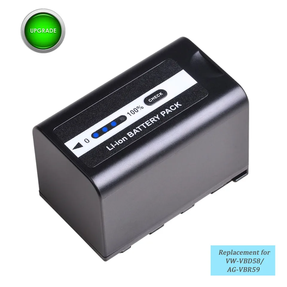 Batteria Compatibile Per Panasonic VW-VBD29 - 7,4V 4400mAh Li-Ion (32,6Wh) - 3
