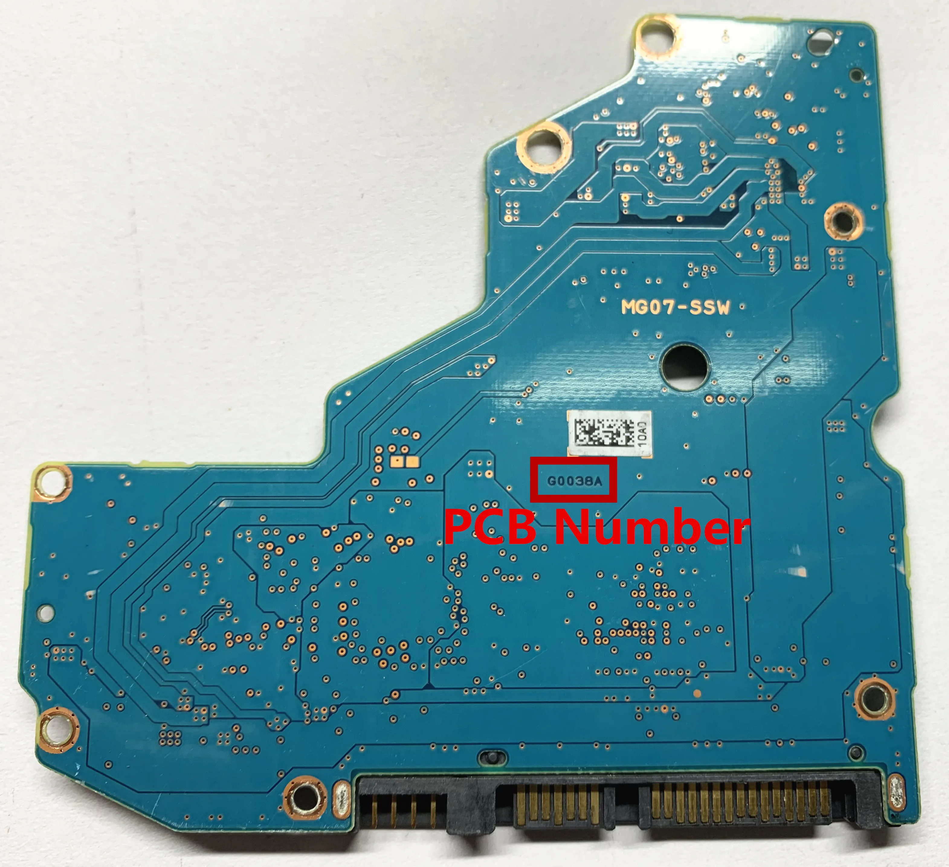 ù   ȣ: G0038A , 10A0 MG07-SSW FKR38E A0038A P-18 SATA 3.5