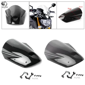 

Motorcycle Windshield Windscreen With Mounting Bracket Screws For Yamaha MT-09 FZ-09 FZ MT 09 MT09 2013 2014 2015 2016