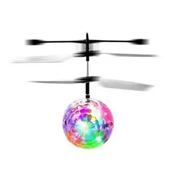 

Colorful Flying Ball Luminous Kid's Flight Balls Infrared Induction Aircraft Remote Control Toys LED Light Mini Helicopter