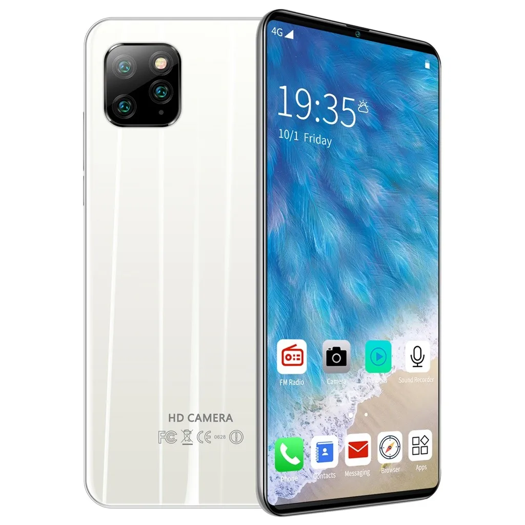 10 ядерный 6,1 дюймовый смартфон Android 9,1 8 ПЗУ 4G Вызов HD камера мобильный телефон профессиональный модный смартфон