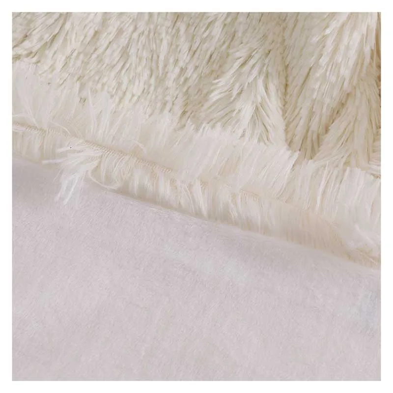 Super Soft faux fur throw blanket Fuzzy Fur Faux Elegant Cozy With Fluffy Throw Blanket Bed Long  Shaggy Soft Warm Bedding Sheet 6