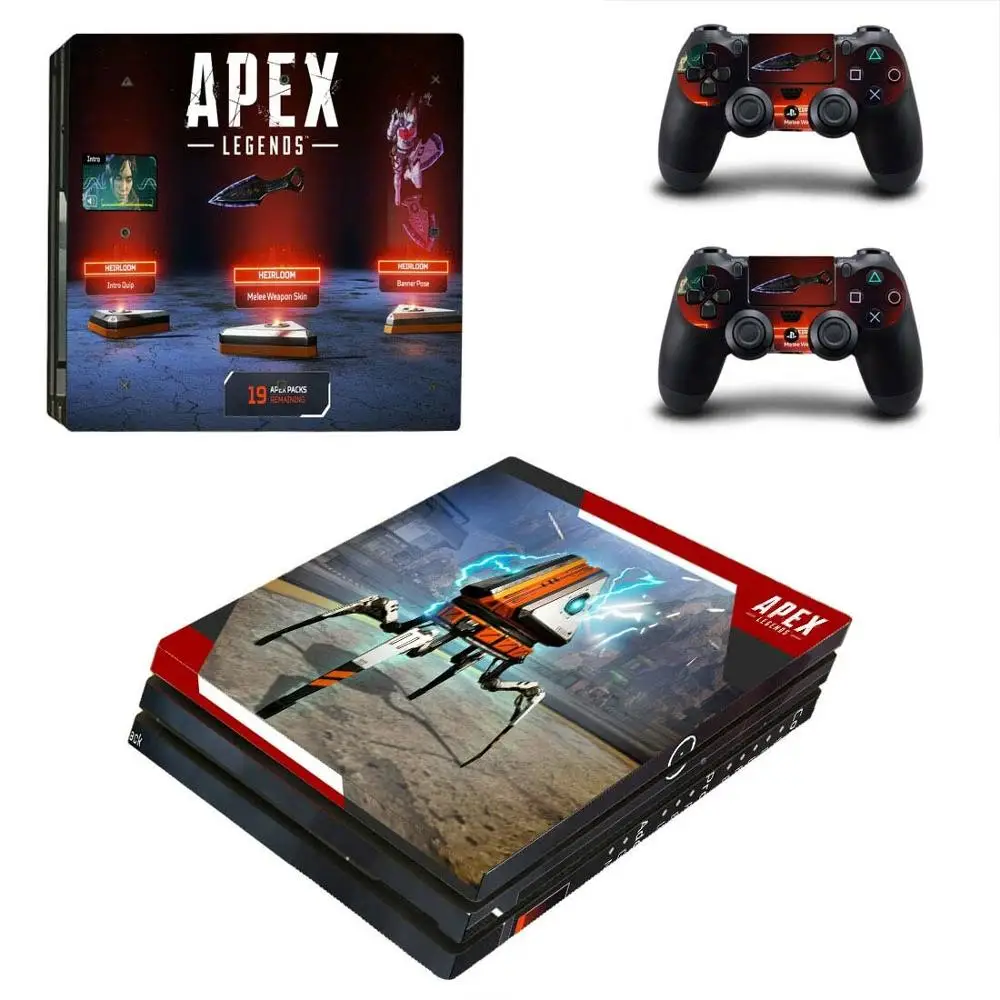 APEX Legends PS4 Pro стикер Play station 4 кожа наклейки для playstation 4 PS4 Pro консоль и контроллер Скины Виниловые