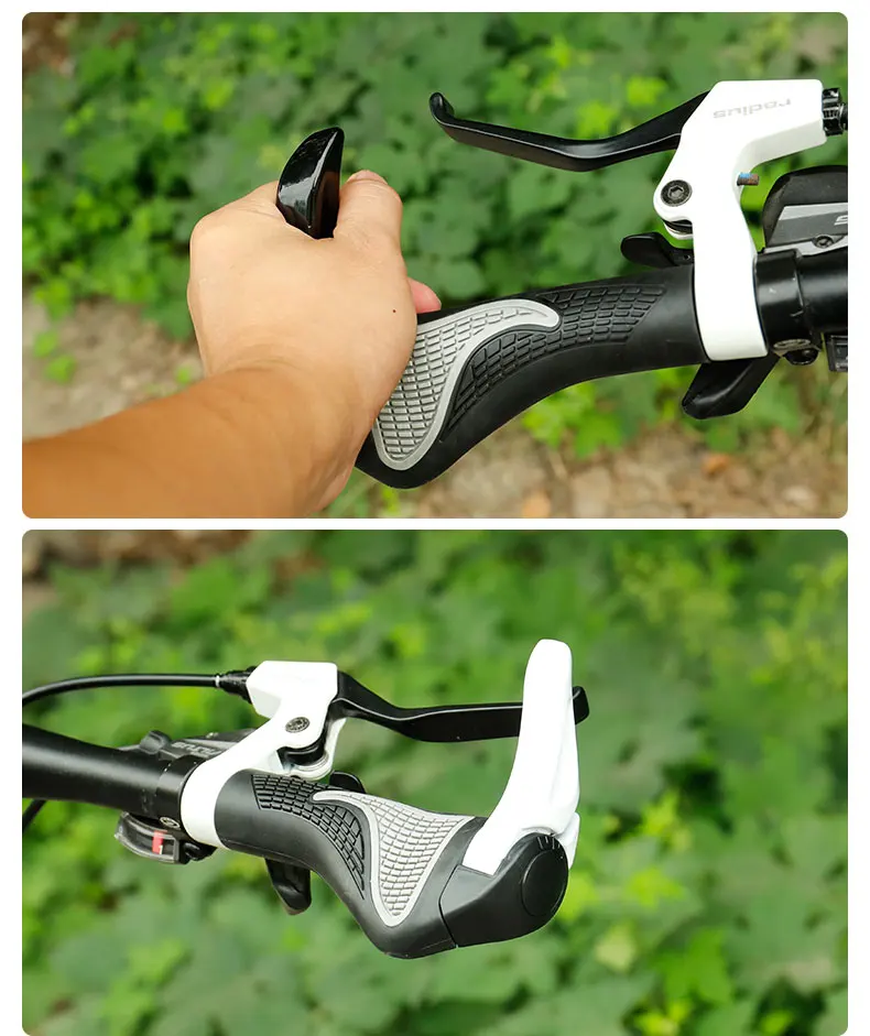 Deemount рукоятки для велосипеда эргономичный конец руля Баренд держатель кожуха регулируемый угол MTB Велоспорт подлокотник