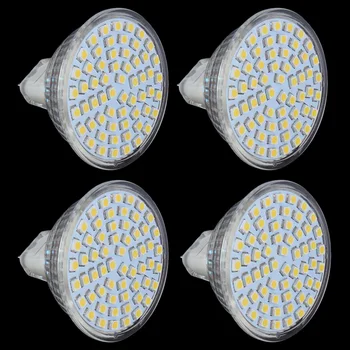 

4Pcs MR16/GU10/E27 60SMD 3528 LED Light Warm/Cool White Lamp Bulb Home 110V Exquisitely Designed Durable