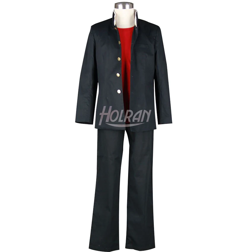 

High HIGHSCHOOL OF THE DEAD HOTD Takashi Komuro boys school uniform Cosplay Costume 01