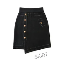 Двойная трикотажная юбка, Маленький милый ветер, новинка года, осенне-зимние нестандартные юбки, G912