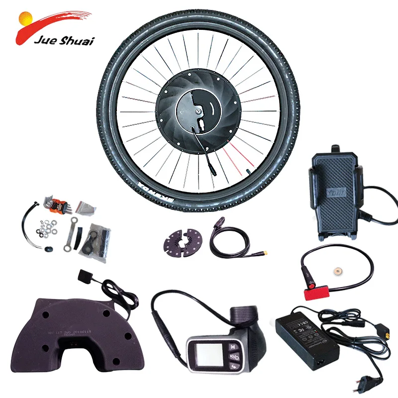 IMortor электрический набор для преобразования велосипедов с батареей, бесщеточный мотор-ступица, колесо, комплект для электровелосипеда