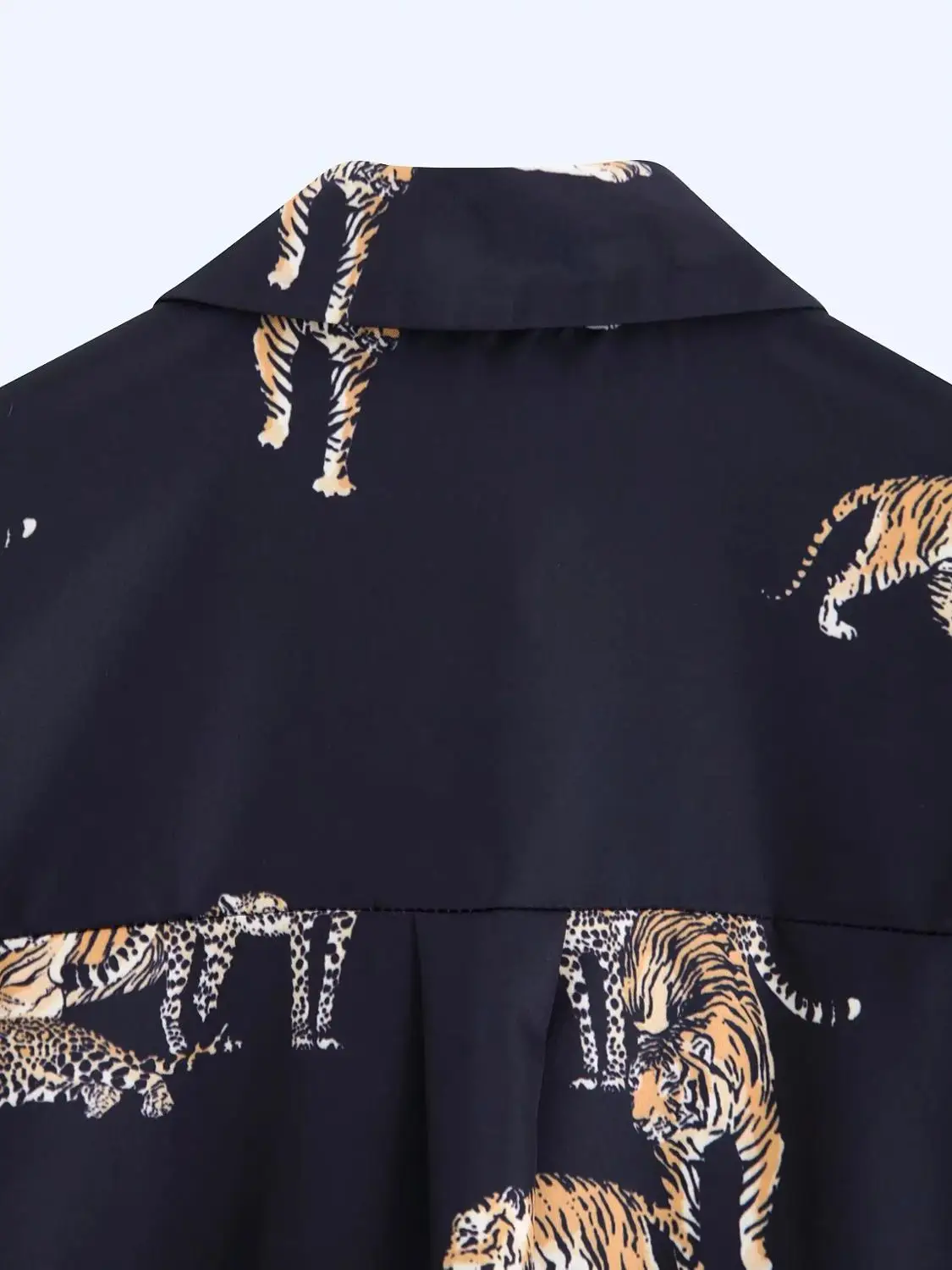 Увядшие английские уличные винтажные свободные блузы с принтом тигра mujer de moda кимоно рубашки женские топы и блузки размера плюс