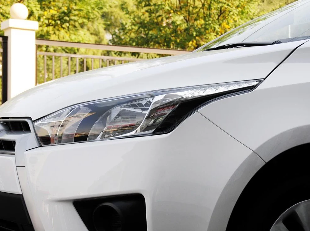 Для Toyota Yaris Автомобильная фара с прозрачными линзами, сменная Передняя Автомобильная крышка