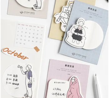 

1pc Simple and lovely N-Tme Record life Little sweet notes Memo Pads(ss-185)