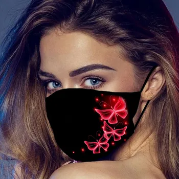 

5pc Mouth Masks for Dust' Protection Anti-Face Mask Washable Earloop Mask Protective Face Mask Windproof Anti-ultraviolet Masks