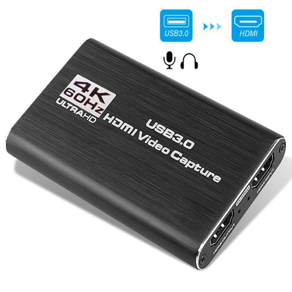 4k 60hz hdmi to usb 3 0 video game capture card 1080p 60fps hd video