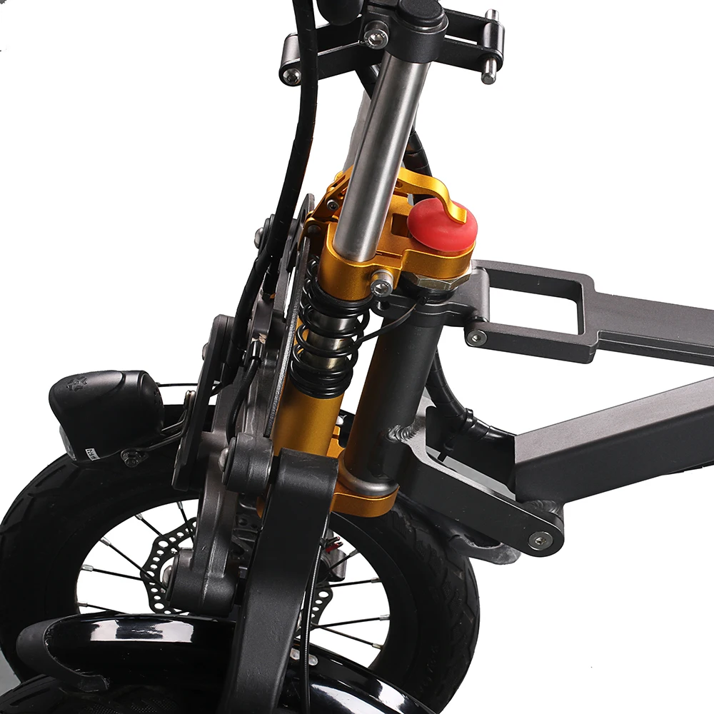 Cheap E6-7  Hot selling  EcoRider  250W 48V Foldable Electric Bike Electric Bicycle with Lithium Battery 4