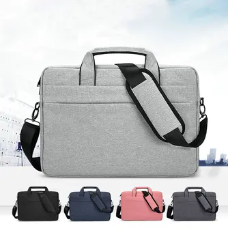 

NEW Waterproof Women Men Laptop Bag 13.3 14.1 15.4 15.6 ‘’ Case for Macbook Air touch bar Sleeve with Belt DJ01