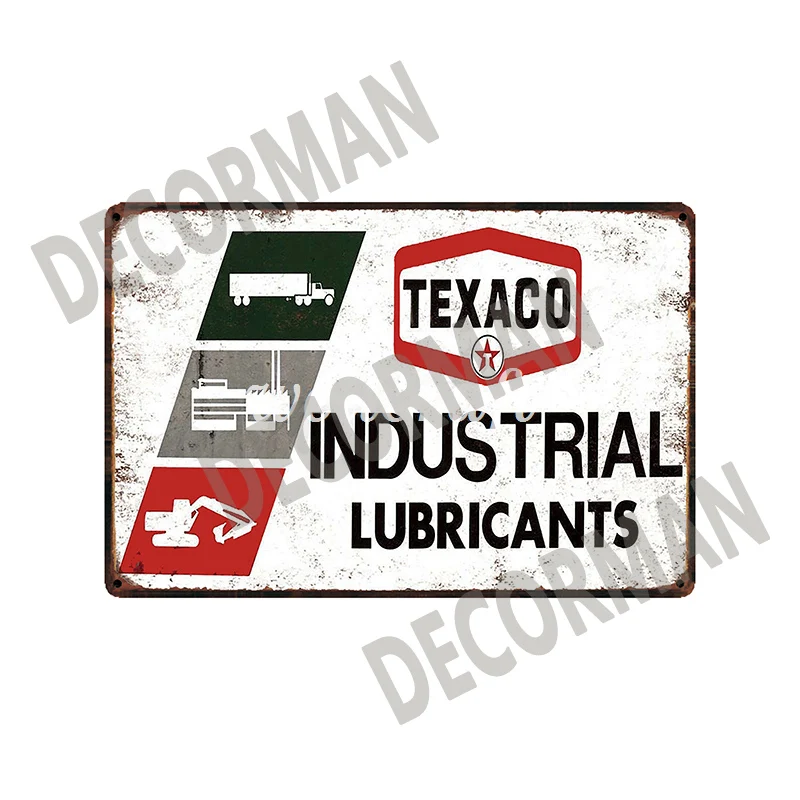 [WellCraft] Texaco STP Mopar BP Mobil машинное масло жестяные плакаты винтажная металлическая живопись на заказ клуб Декор LTA-1705 - Цвет: GXP-20