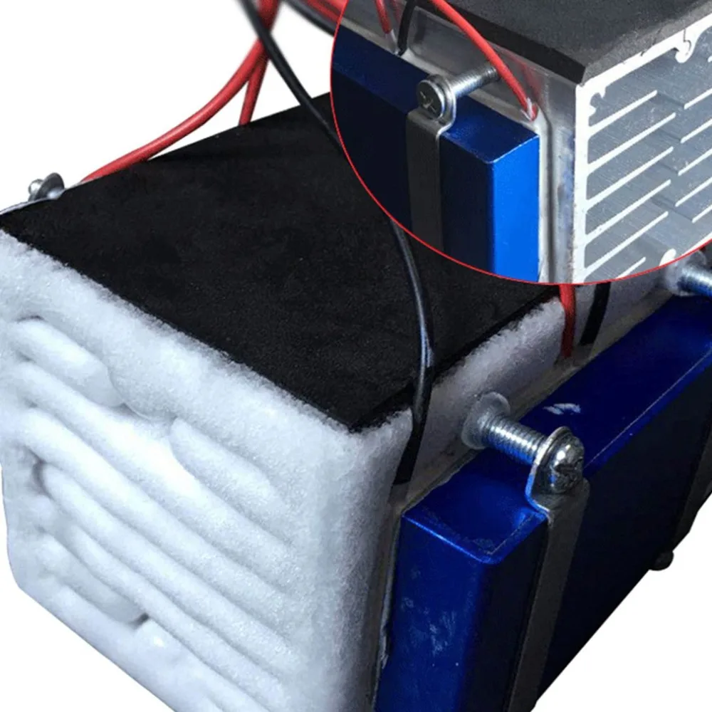Пельтье термоэлектрический холодильник 12V 576W 4-чип TEC1-12706 DIY холодильное устройство воздушного охлаждения Термоэлектрический охладитель