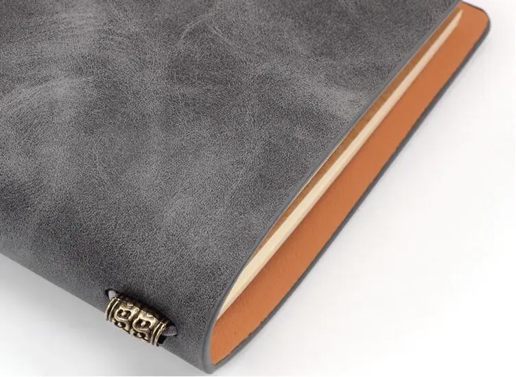 A6 карманный Журнал Ноутбук Ретро PU кожаный планировщик дневник на спирали DIY Бизнес Офис Padfolio