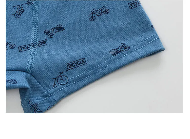 new free shipping high quality boys boxer shorts panties kids Bicycle design children underwear 2-14year 10pcs/lot