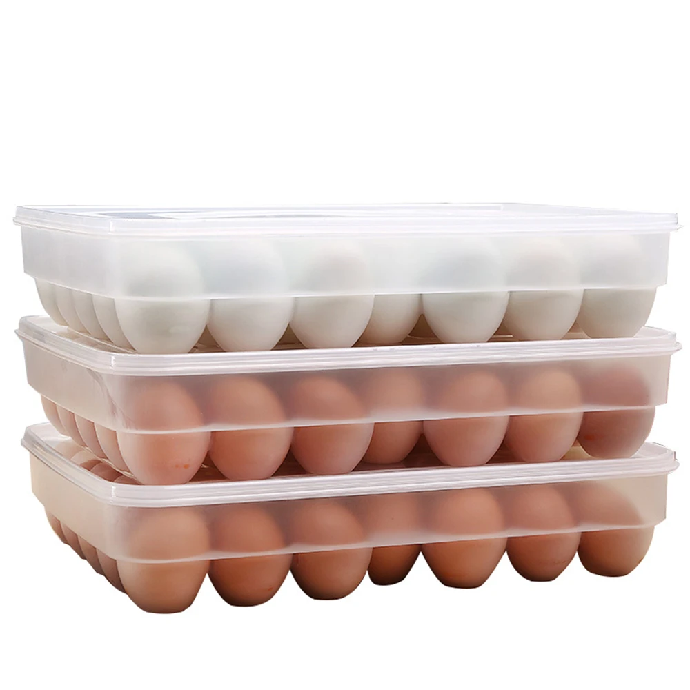 34 сеточный кухонный ящик для хранения яиц в холодильнике, стойка для холодильника, герметичный контейнер для хранения еды, полка, держатель для ящика, Домашний Органайзер#06
