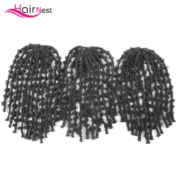

Hair Nest Butterfly DistressedLocs Crochet Braids Soft Locs Hair Extensoins Crochet Braiding Passion Twist Spring Twist Hair
