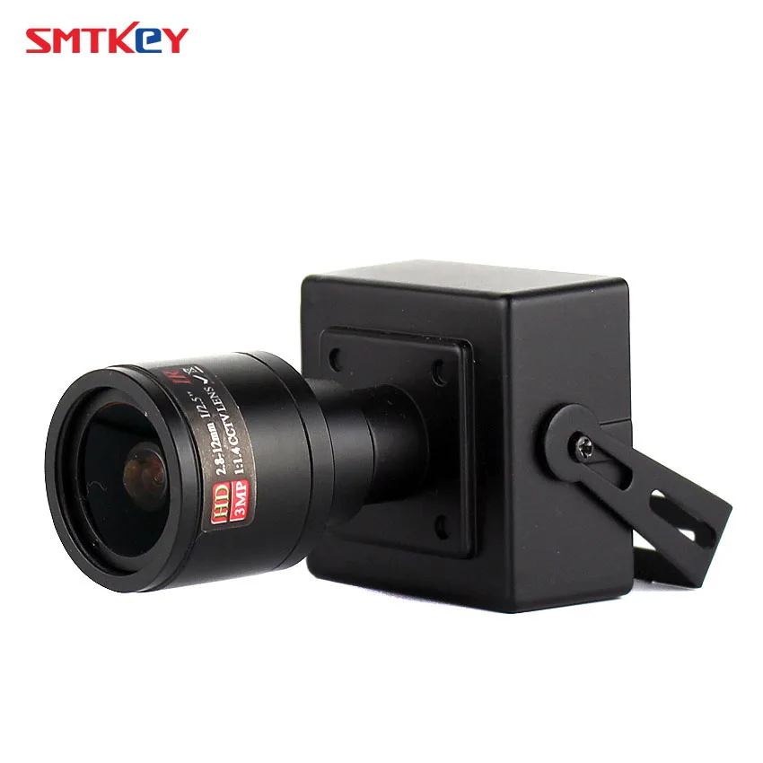 SMTKEY 1080P H.265/h.265+ IP Сетевая камера Onvif 2MP/4MP/5MP в DC 12 В или 48 в POE 2,8-12 мм ручной зум-объектив Мини ip-камера