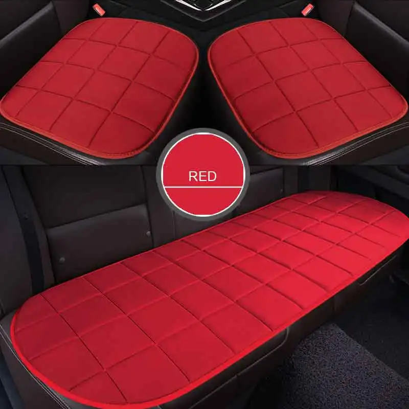 Чехол на сиденье автомобиля, подушка, защита на сиденье автомобиля для dodge caliber journey nitro ram 1500 2500 intrepid stratus avenger durango - Название цвета: Red