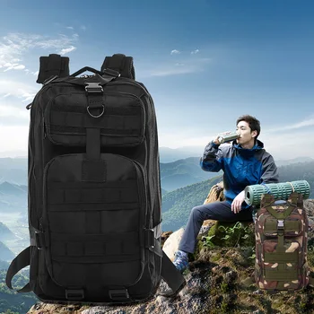 

DIHOPE Backpack Military Backpack Waterproof Rucksack Outdoor Sports Camping Hiking Fishing Hunting Bag