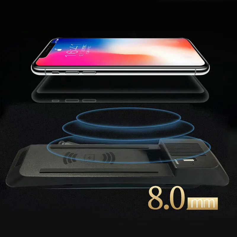 10W car QI wireless charging phone charger charging plate phone holder accessories for Audi A5 B8 B9 2008- S5 2009- RS5