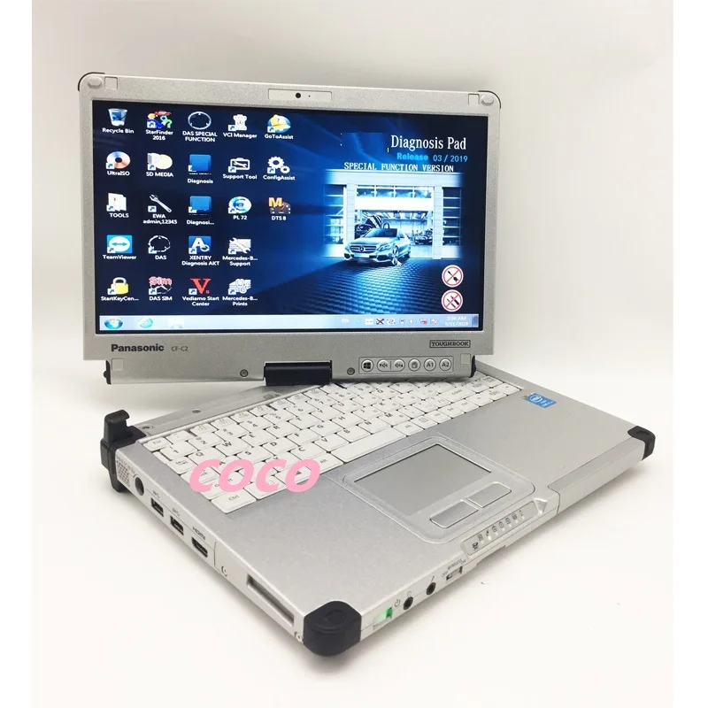 V09/ MB STAR C4 с большим количеством функций установка в CF-C2 TOUGHBOOK i5 PC готов к использованию MB star sd C4 wifi подключение Автомобильный сканер